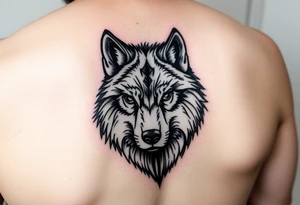 Wolf tattoo idea