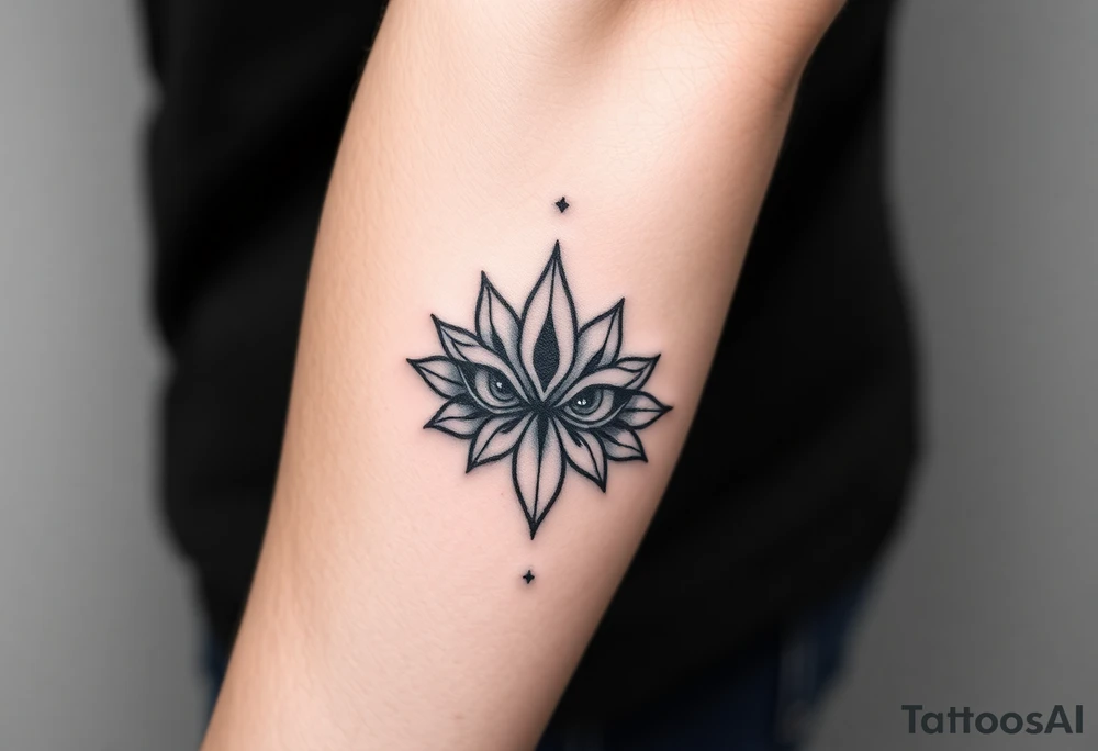 Lotuses Samaria eyes warrior tattoo idea