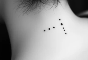 Back of neck tattoo idea