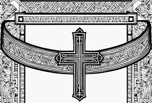 Bracelet with cross make it Coptic tattoo tattoo idea