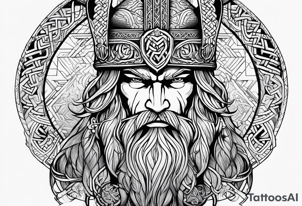 Viking, thor, odin, norse god, viking language, powerfull, war tattoo idea