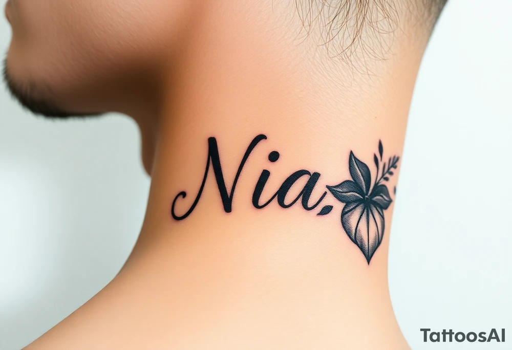 name Nia tattoo idea