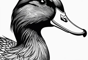 Duck, small, imprint tattoo idea