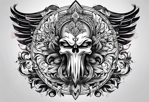 Initials T A C tattoo idea