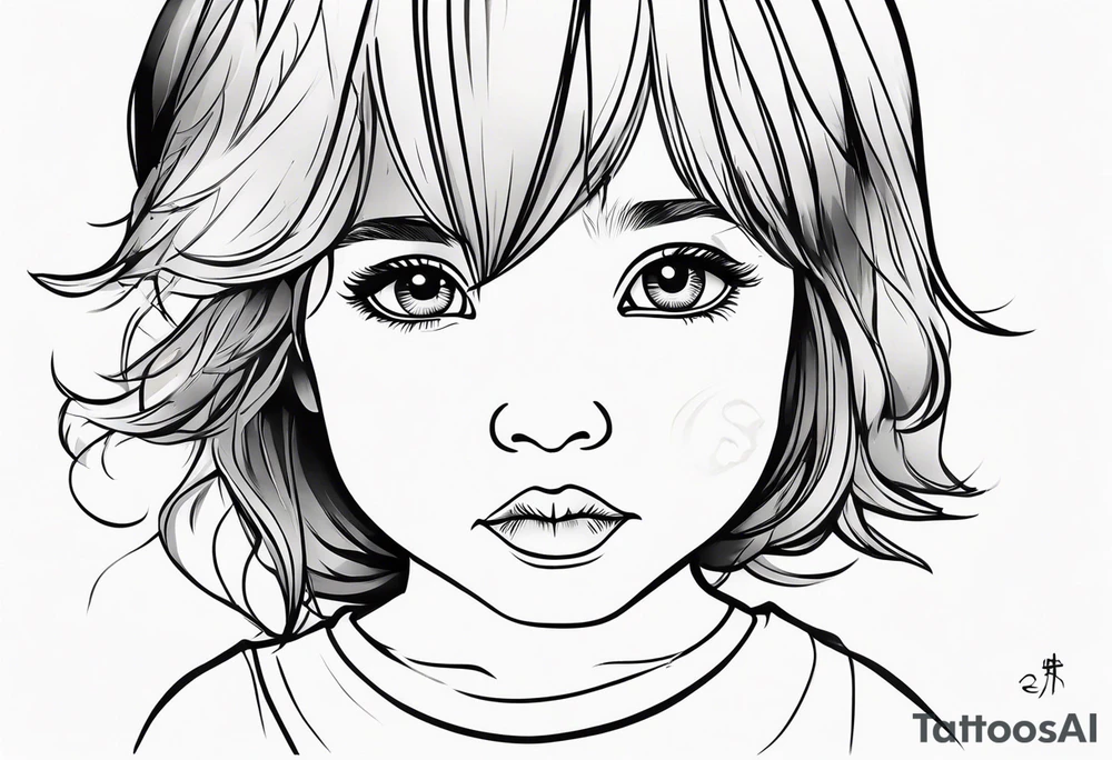 5 year old girl tattoo tattoo idea