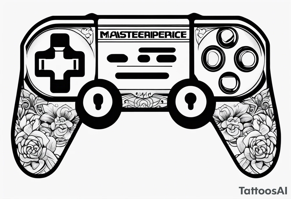 NES gamepad tattoo idea