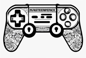 NES gamepad tattoo idea