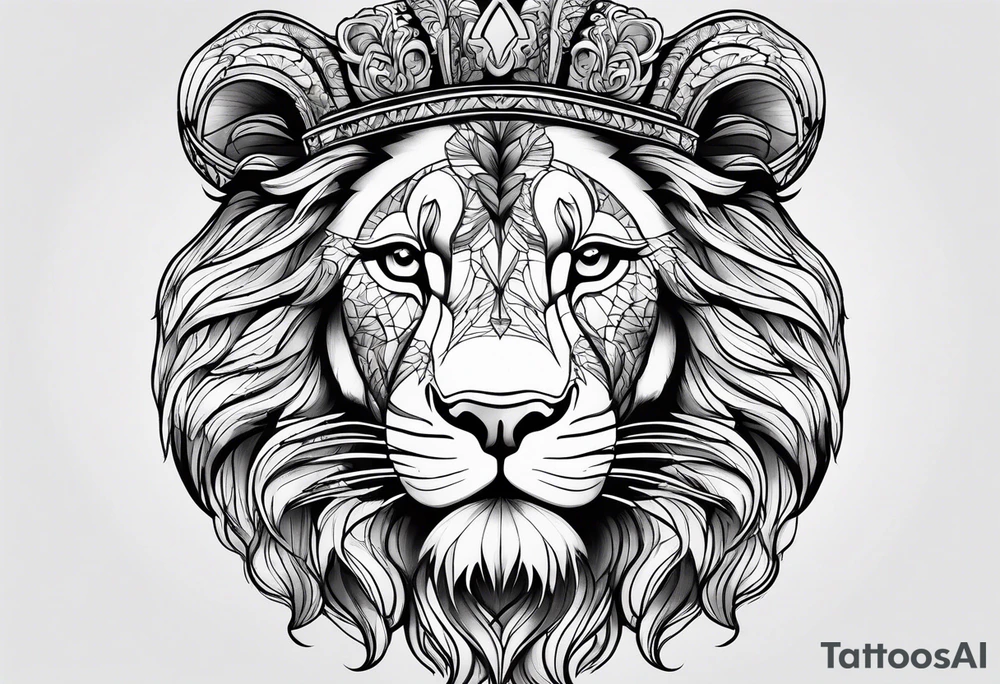 Lion tattoo idea