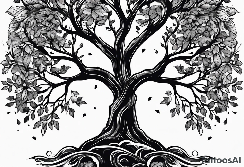 Tree tattoo tattoo idea