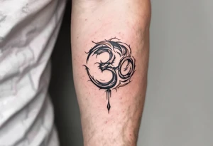 Mantra Script (e.g., "Om Mani Padme Hum") – A sacred Tibetan or Sanskrit phrase, done in elegant script or calligraphy, wrapping around arms or spines. tattoo idea