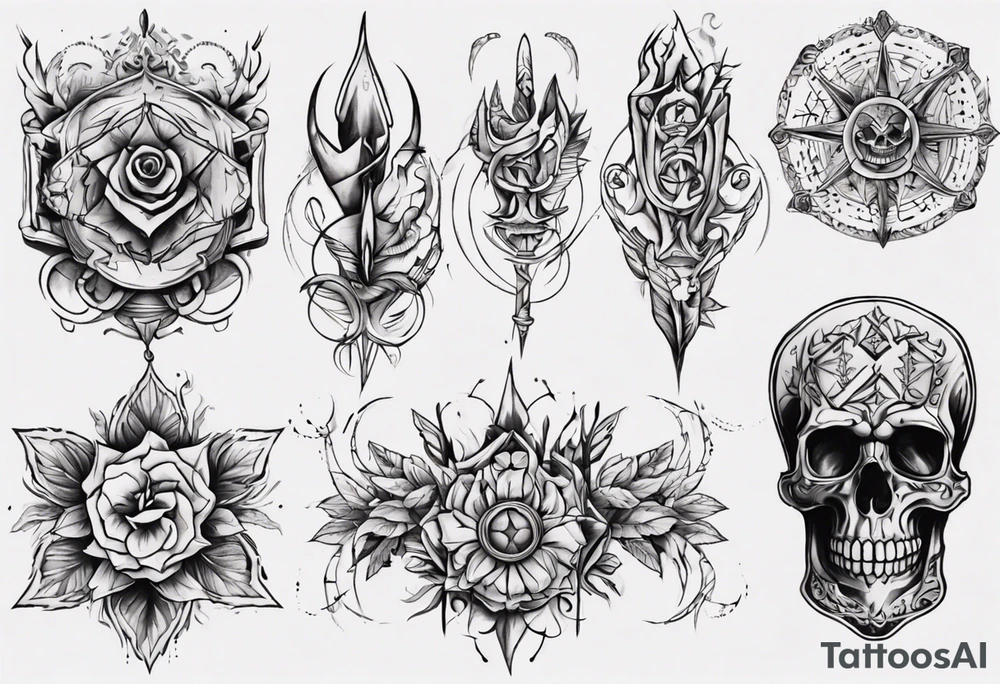 Two matching tattoos for men and women tattoo idea