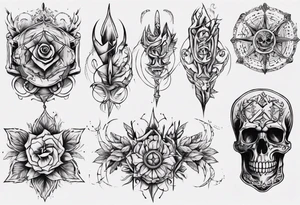 Two matching tattoos for men and women tattoo idea