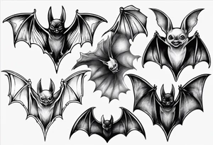 bat
hallucinating tattoo idea
