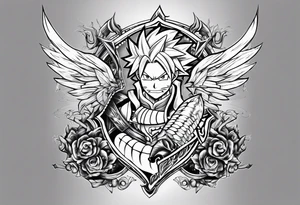 The logo of the anime show Fairy Tail tattoo idea