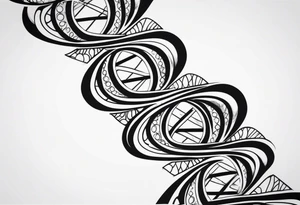 DNA Strand tattoo idea