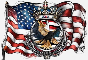 Flag tattoo idea