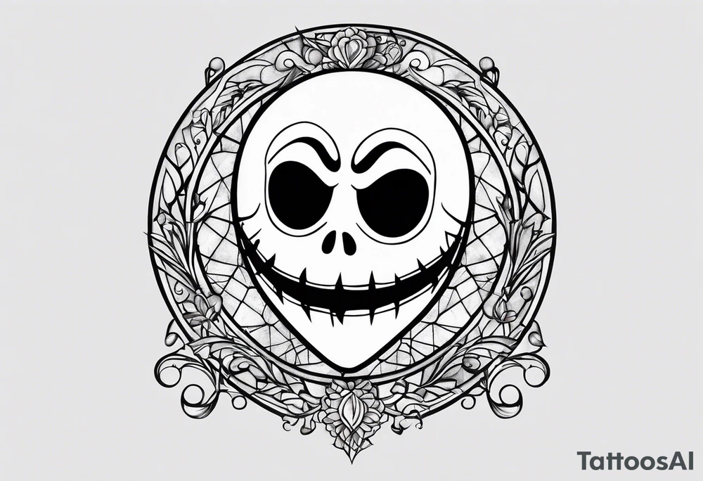 jack skellington minimalist tattoo tattoo idea jack skellington minimalist tattoo tattoo idea