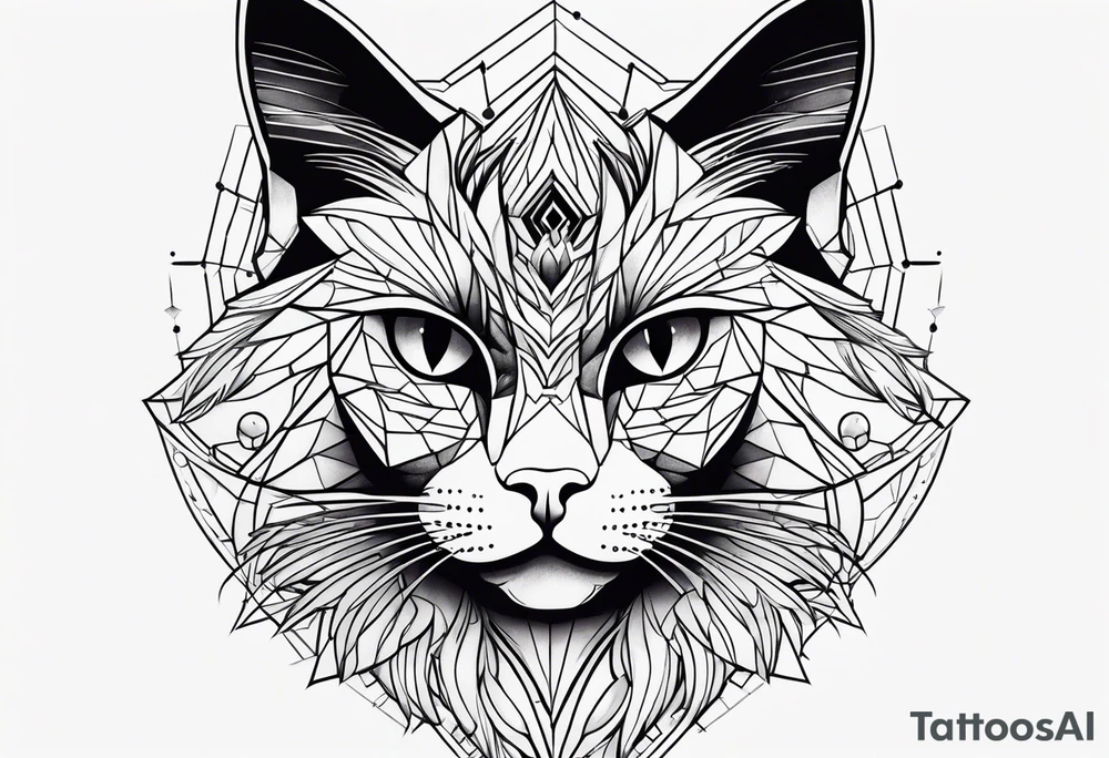 Black Cat tattoo idea