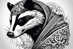 Mc Badger tattoo idea