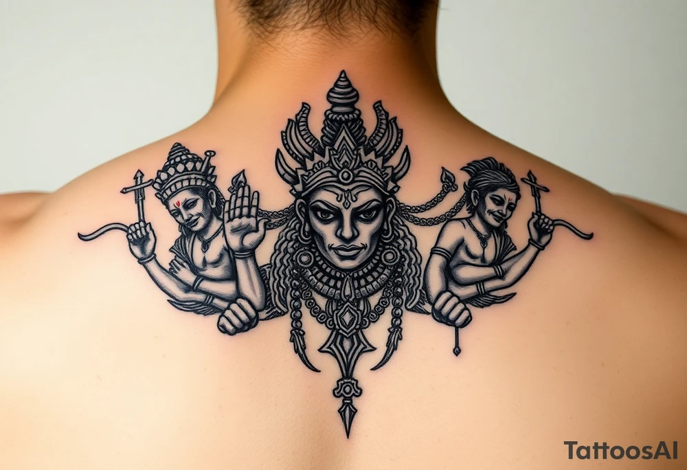 Hindu gods tattoo idea
