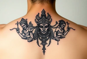 Hindu gods tattoo idea