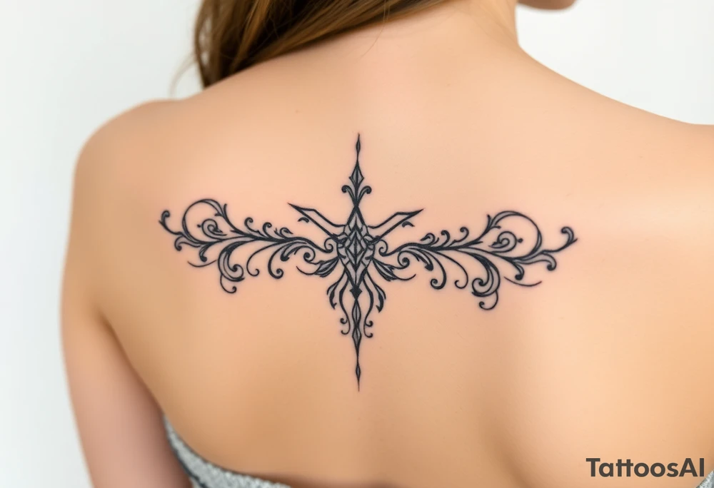 Tatouage délicat sur la Épaule Mon signe est Sagittaire tattoo idea