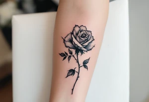 Full upper-body Monroe tattoo in elegant black and white with a deep burgundy background. tattoo idea