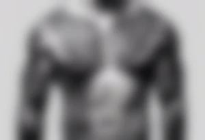 Chest tattoo only on one side of the chest tattoo idea