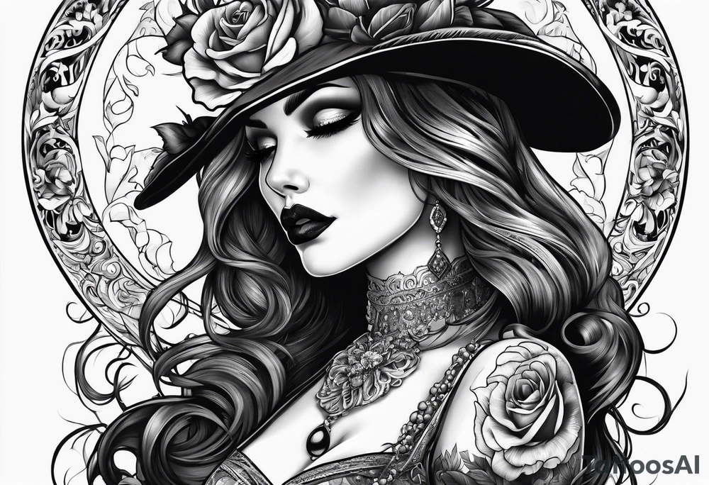 lady death tattoo idea
