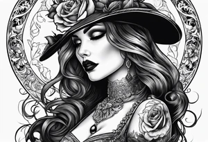 lady death tattoo idea