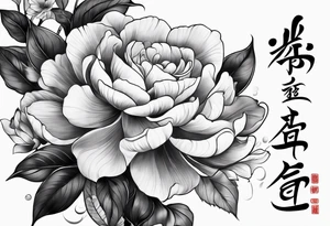 Vietnamese calligraphy writing tattoo idea