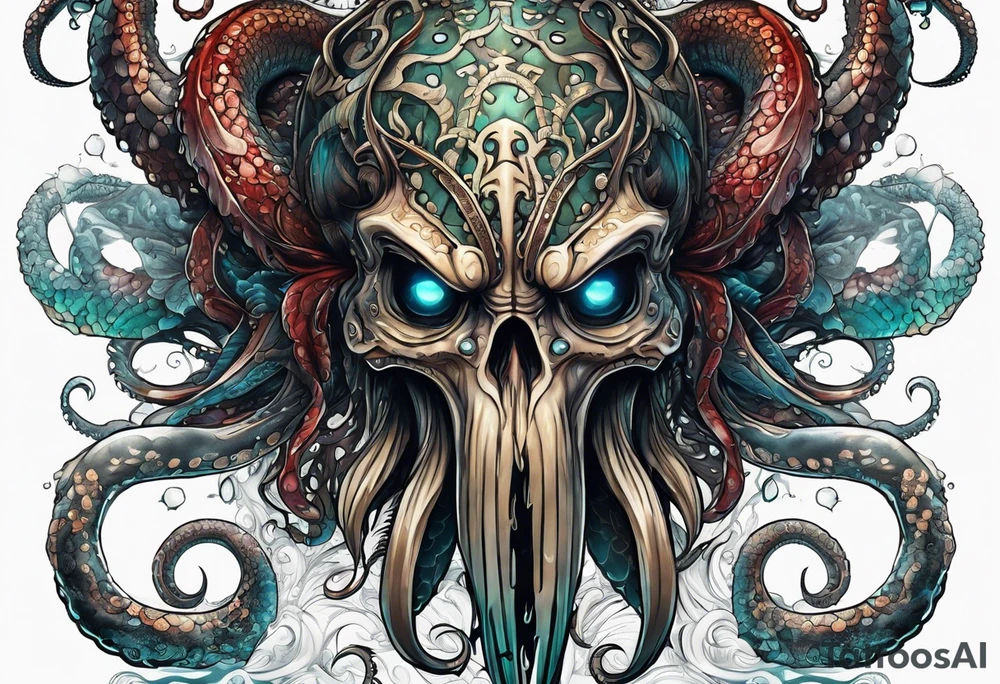 Kraken, up close, tattoo idea
