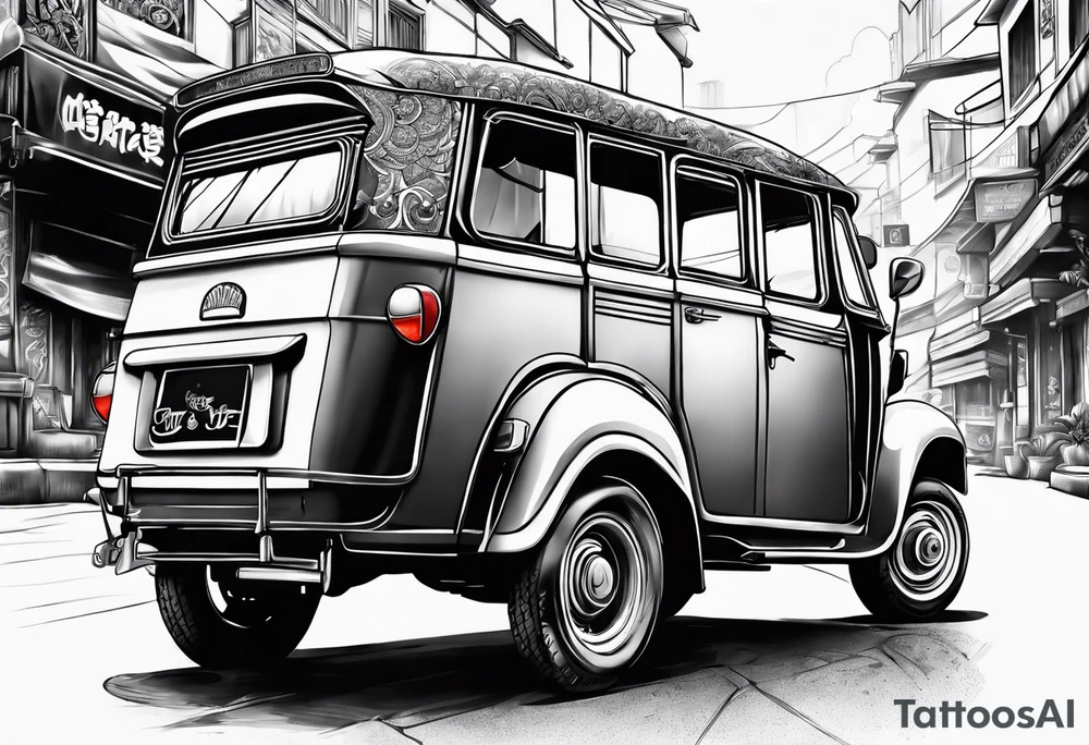 Tuk tuk tattoo idea