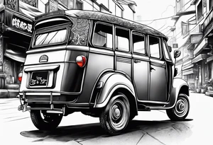 Tuk tuk tattoo idea
