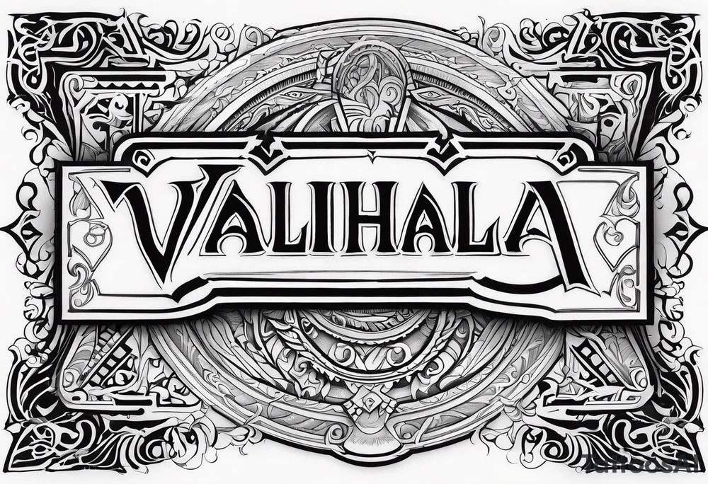 Valhalla tattoo idea