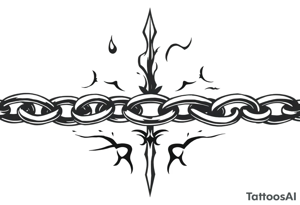 Chain tattoo idea