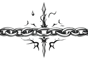 Chain tattoo idea