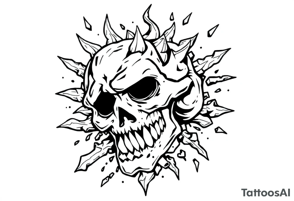 action beats anxiety tattoo idea