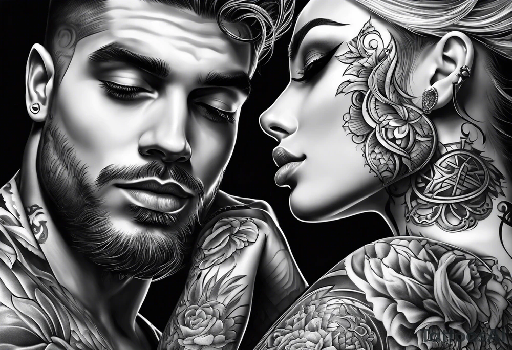 italian male twins about loving women on ankles tattoo idea