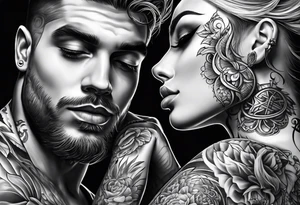 italian male twins about loving women on ankles tattoo idea