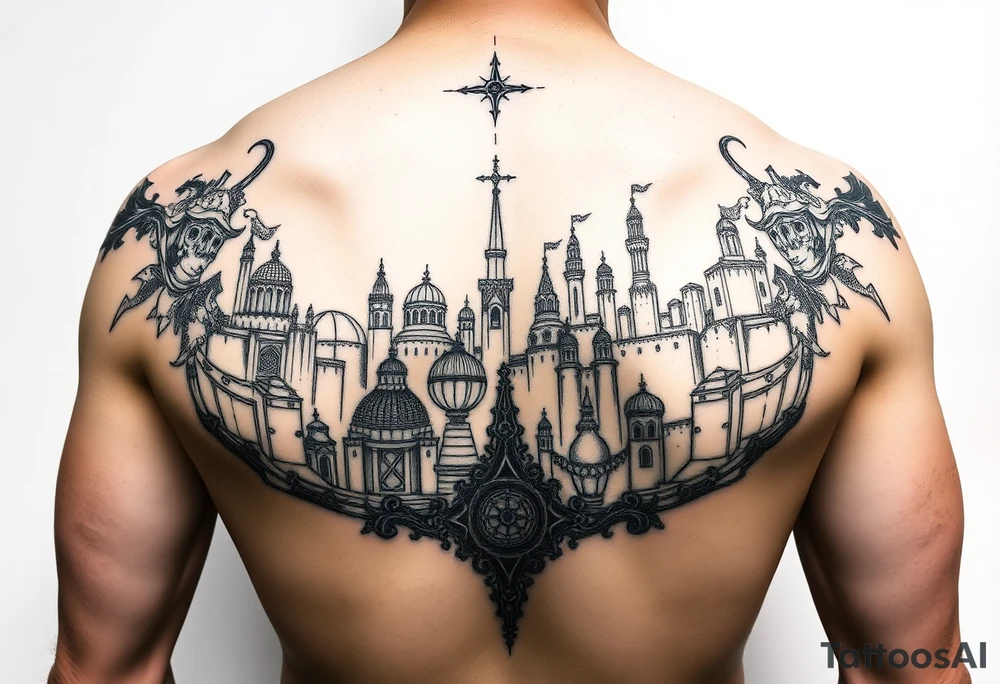 The city of lost qaddath tattoo idea