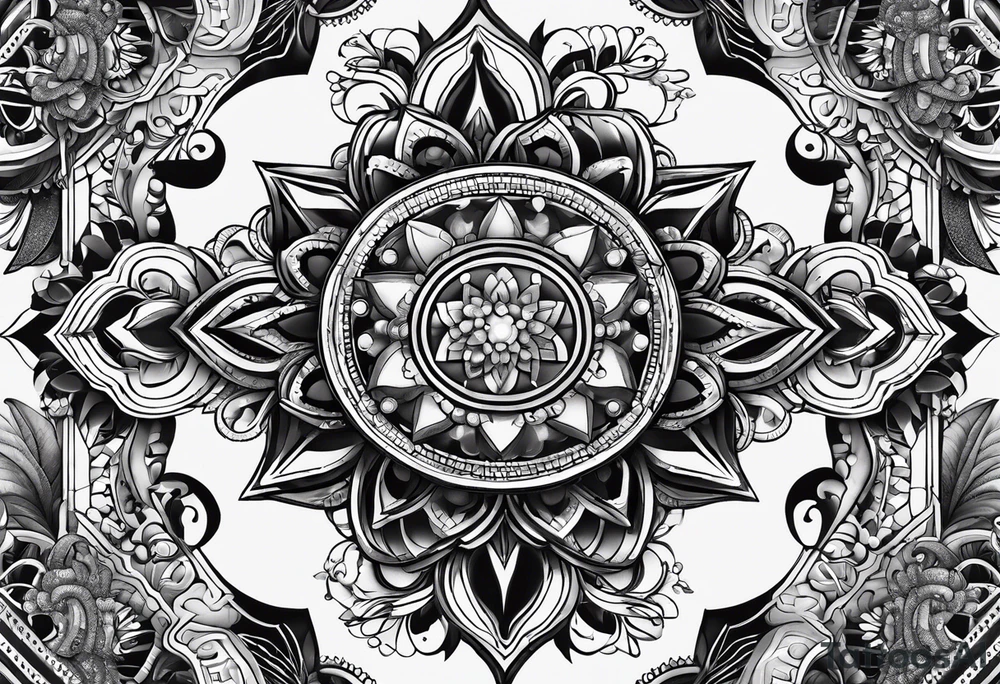 DMT molecule 11666 tattoo idea