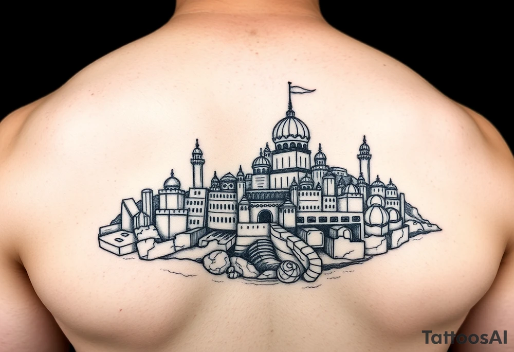 city of Atlantis
on arm tattoo idea