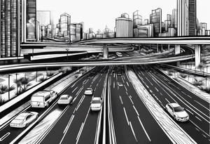A road called Mitchell freeway tattoo idea