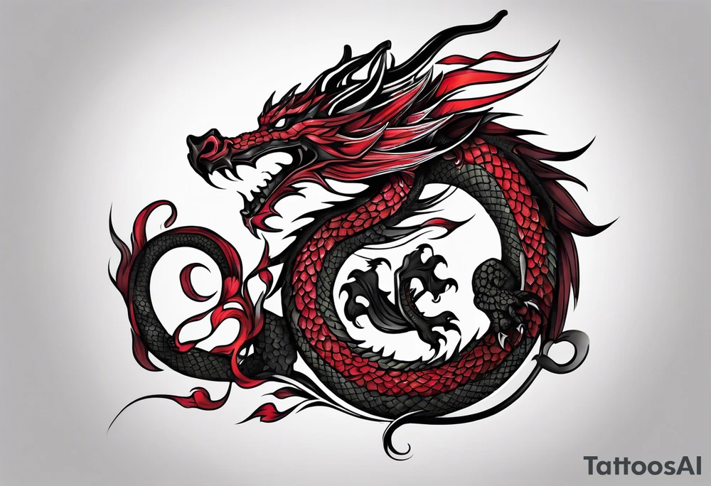 Dragon tattoo idea