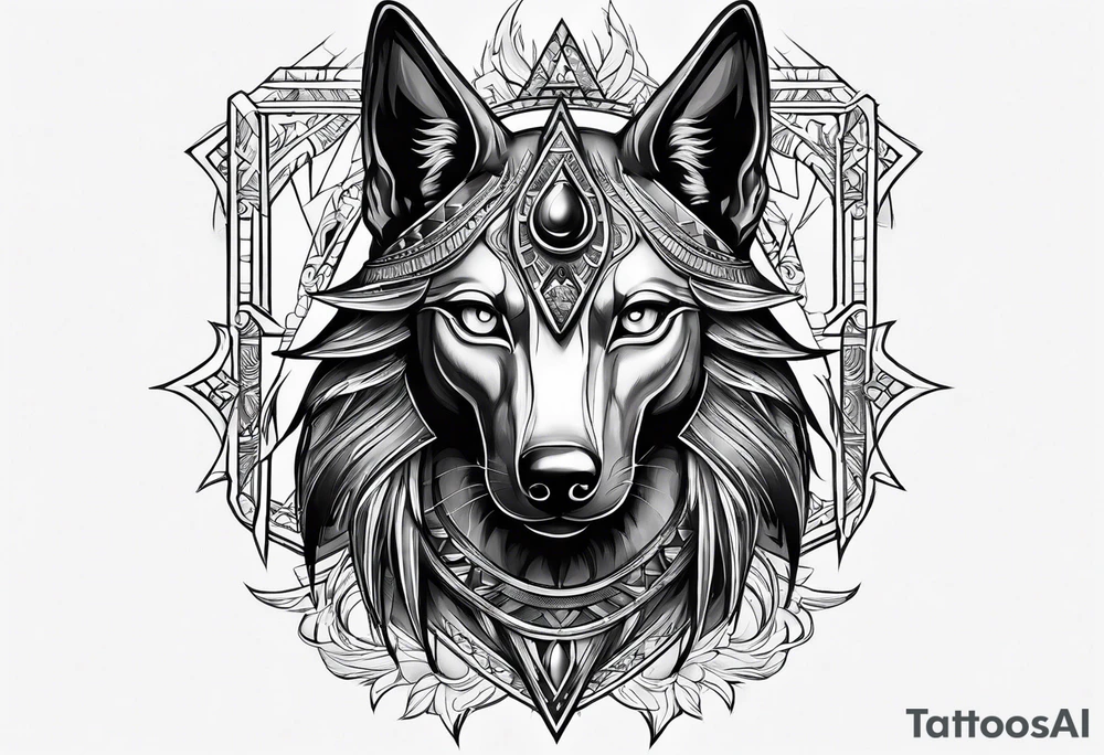 anubis tattoo idea