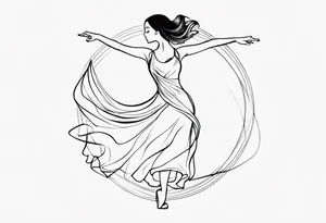 dance tattoo idea