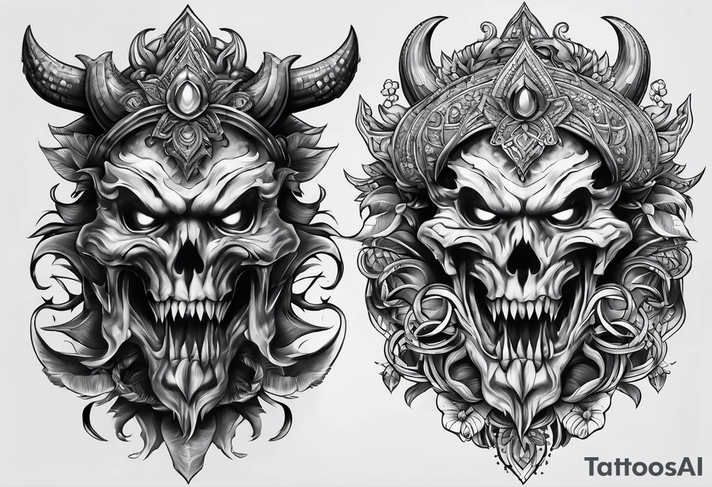 Monster tattoo idea