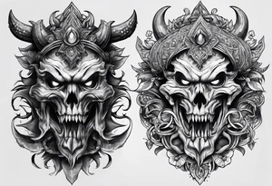 Monster tattoo idea