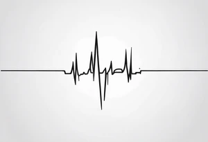 ekg tattoo tattoo idea